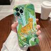 Jungle Art Illustration Snake Cats Sloth Case For Apple iPhone 17 16 15 14 13 12 11 Pro Max 16 Plus 16E 17Air 17Pro Phone Cover
