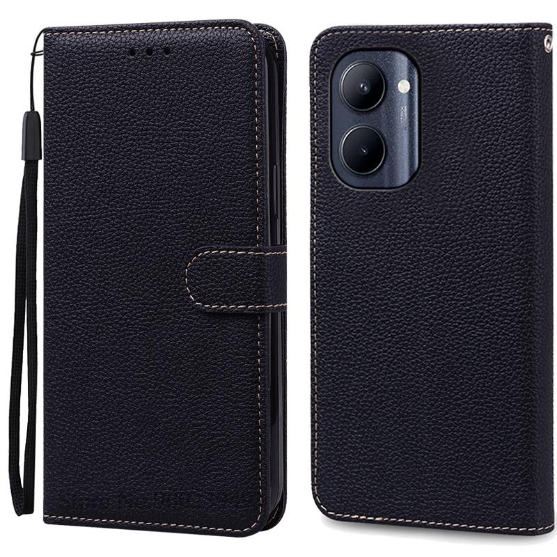 Für Realme C33 Hülle Leder Klapp-Brieftaschenhülle Für Realme C33 Hülle Handyhülle Brieftasche Buch Coque Fundas Shell