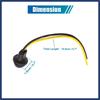 ARISELIFT Motorcycle Light Socket Connector Extension Wedge Holder Adapter T10