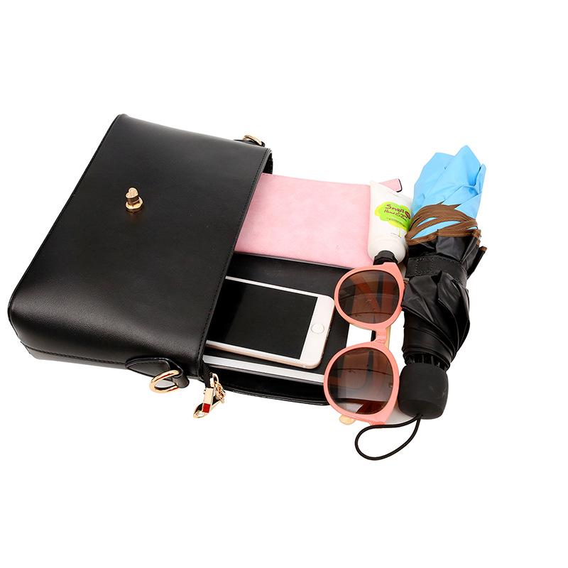 Women Bag Fashion Handbags Crocodile Pattern Shoulder Diagonal Package Middle-aged Bag