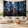 Courage the Cowardly Dog Wall Tapestry Home Decor Hanging Cloth Art Background Tapestry for Bedroom
