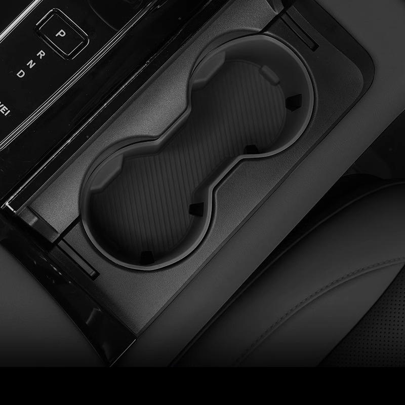 For Aito M7 2024 Car Central Control Water Cup Cushion Storage Box Silicone Wireless Charging Pad Cup Holder Accessories