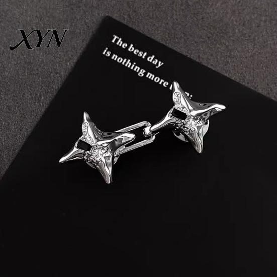 Creative Fashion Accessory 1 Pair Pant Waist Tighteners, Metal Butterfly Star Decorative Jeans Button Bag Buckle Pins, Adjustable No-Sew Pants