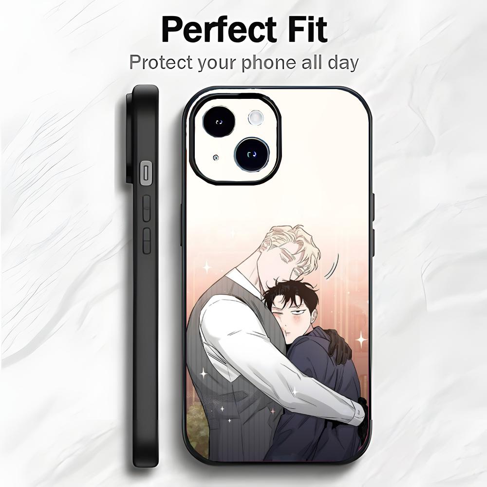 Romantic BL Comic R-Roses And Champagne Phone Case Phone Case Soft Packaging Lightweight For iPhone17 16 15 14 13ProMax