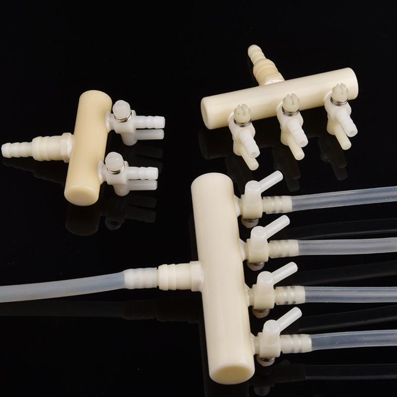 2/3/4/5/6Way Aquarium Air Pump Hose Splitter Oxygen Pipe Distributor Fish Tank Aeration Tube Air Flow Control Valve Accessories