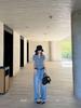 Thirteen Rows Kapok Spring Retro Blue Wide-Leg Jeans 268001