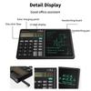 Scientific Calculator With Writing Drawing Tablet Portable 12Digit Lcd Large Display Calculator For Math Study Office Draft Memo