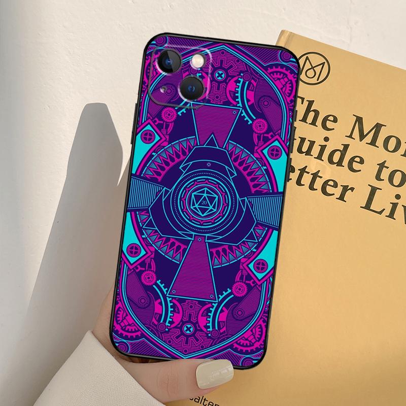 

Magical Polyhedral D20 Dice Phone Case For iPhone 17 16 15 13 11 12 14 Pro Max mini XR 16e 15 16 Plus 17 Air Full Cover iPhone 14 Plus