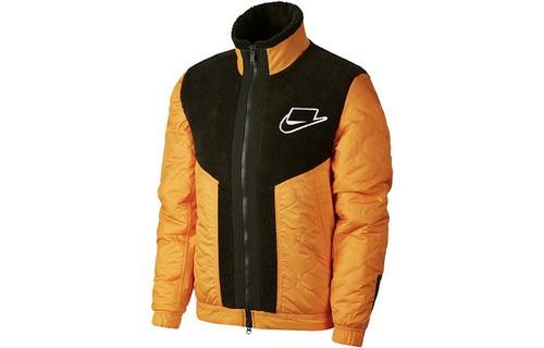 Nike Synthetic-Fill Sport Collar Jacket L золотистый/оранжевый