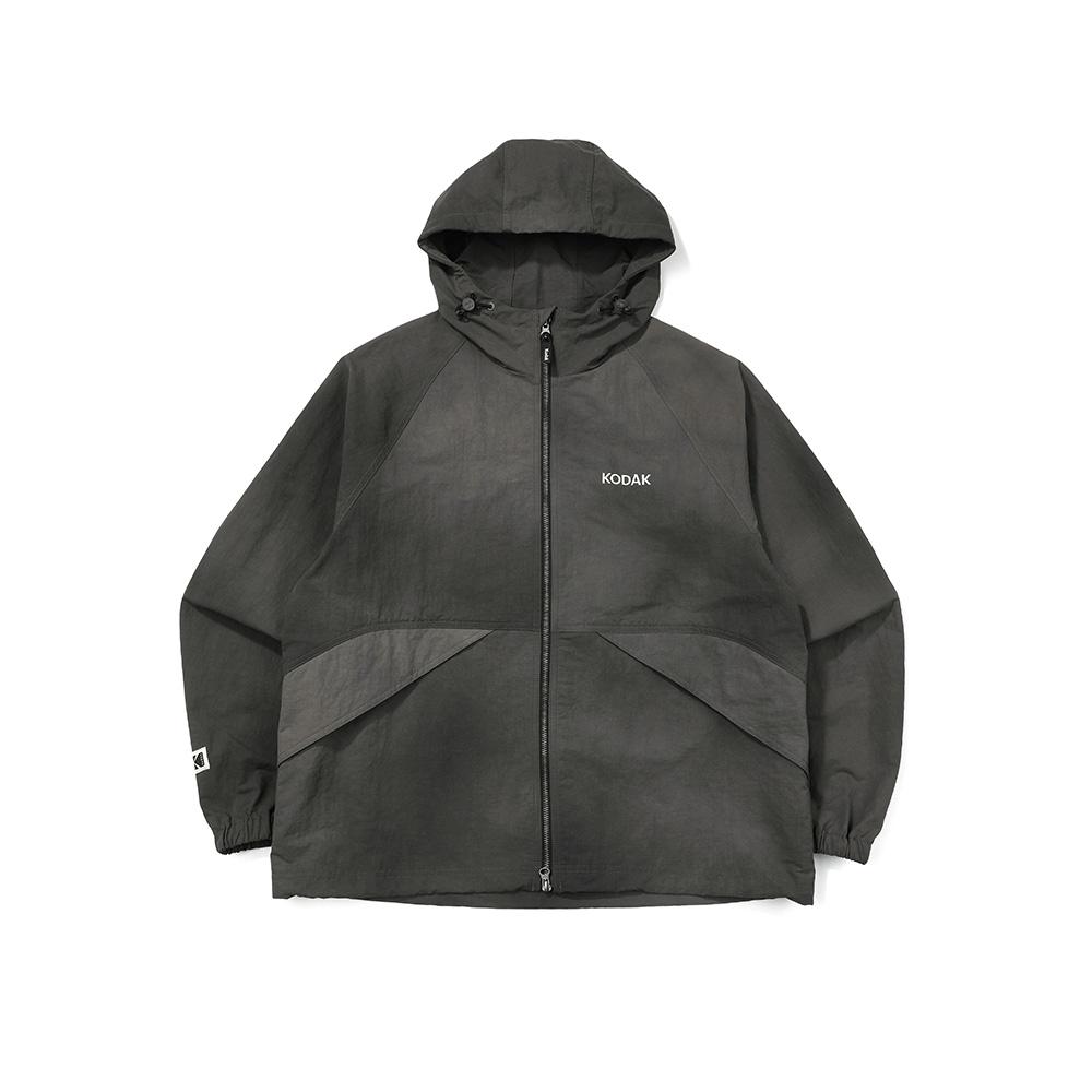 Kodak Cine Kodak Washed Hooded Jacket Charcoal