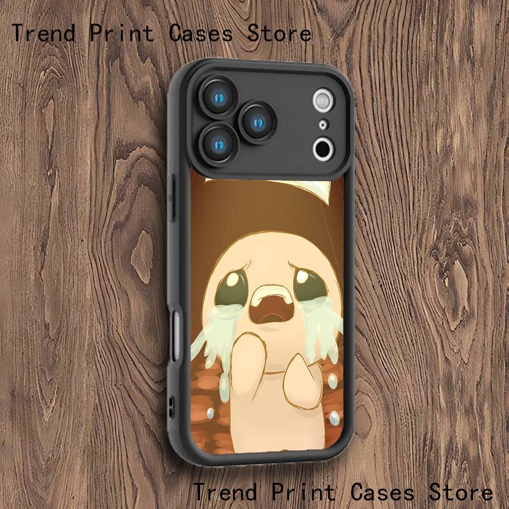 The B-Binding of I-Isaac Phone Case For iPhone 17,16,15,14,13,12,11,Pro,Max,Plus,X,XS,SE4,E,Mini Black Thickened border Case