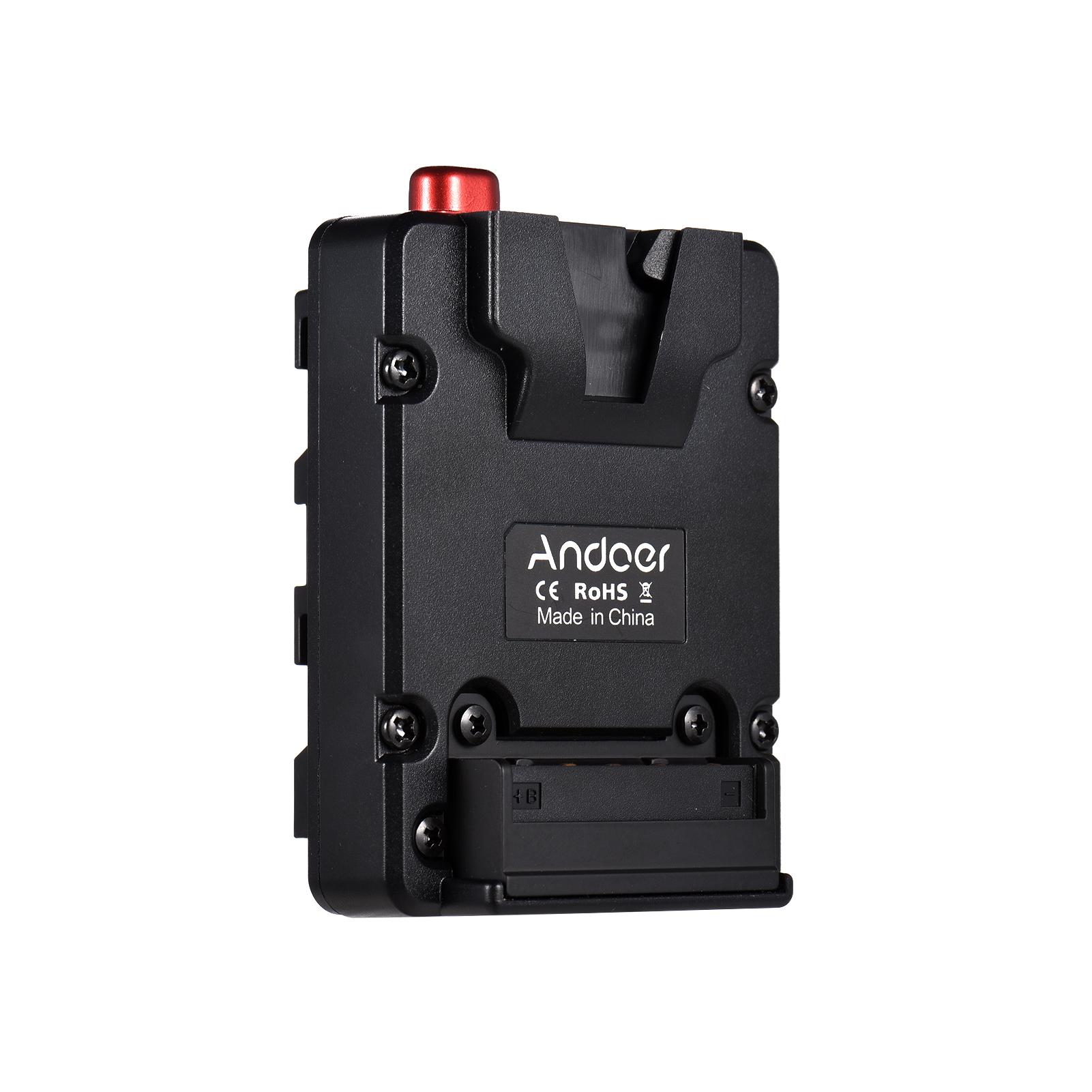 

Andoer Mini Nano V-образное крепление Адаптерная пластина для аккумулятора и источника питания к креплению NP-F
