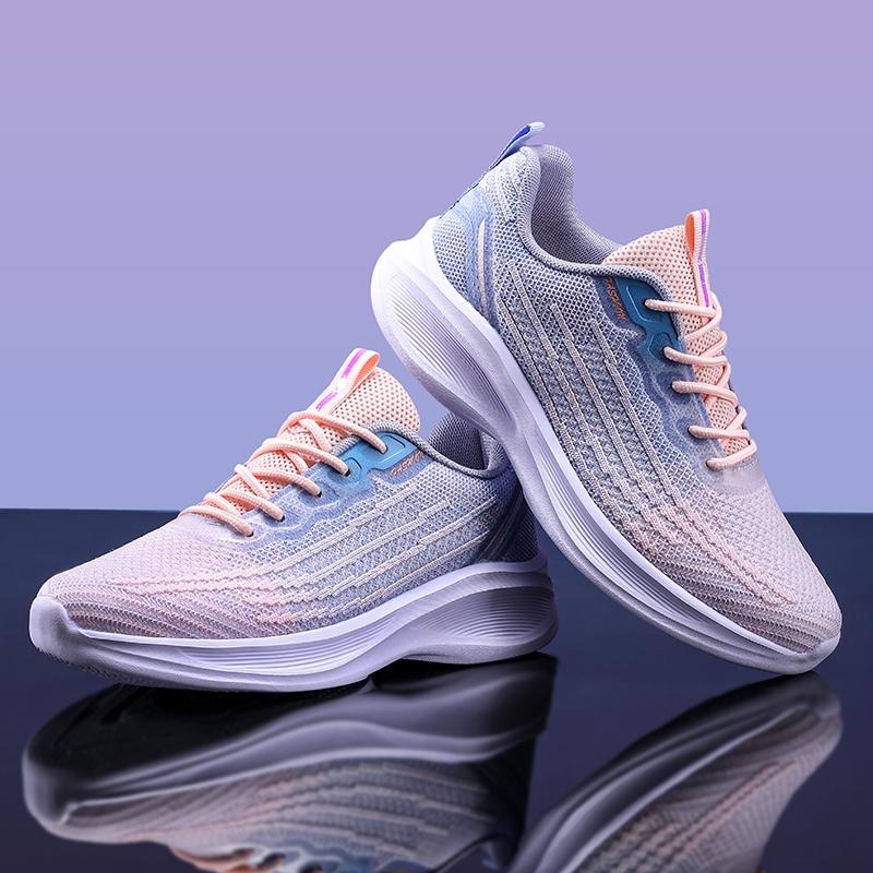 Fashion Womens Running Shoes Athletic Outdoor Gym Training Sneakers Walking Tennis Shoes Breathable Sport Fashion Sneakers for Ladies