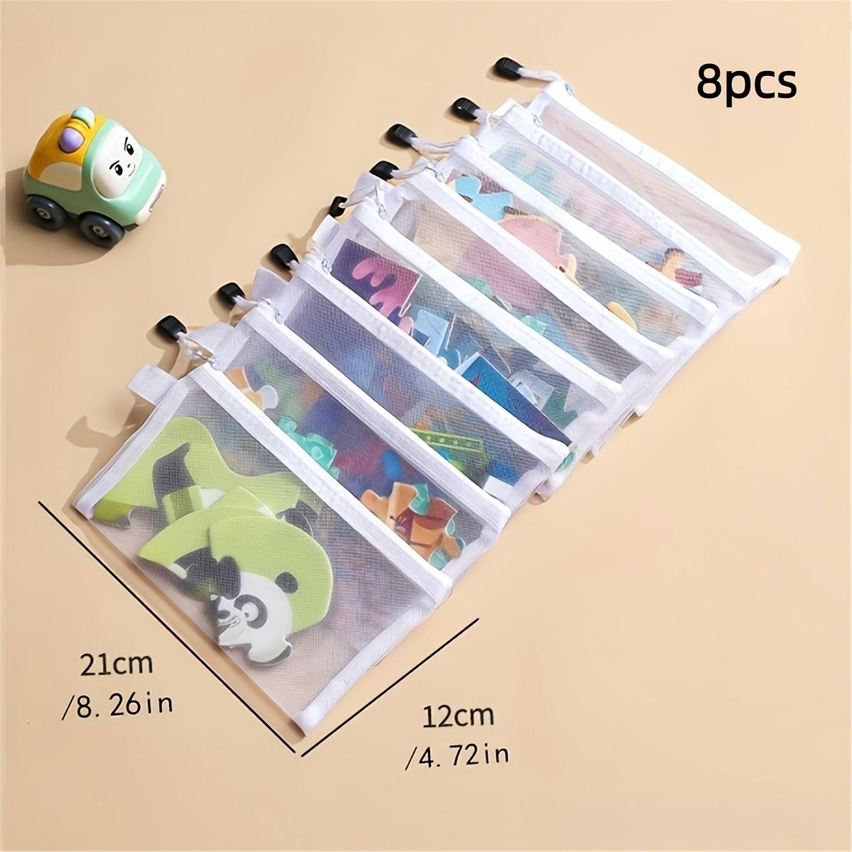

3 Sizes Zipper Transparent Pencil Case Folder Miscellaneous Storage Bag,Office File Bag and Data Bag