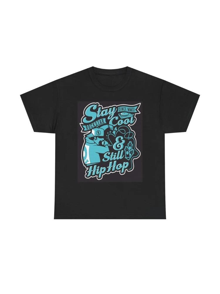 Hiphop 50th Anniversary Commemoration Unisexs Tshirt Graffiti Breakdance Pattern Embroidered Tshirt Casual Streetwear