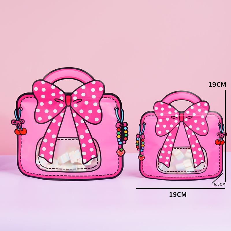 Custom Cartoon Candy & Snack Packaging Bags: Special-Shaped, Self-Sealing, Gift & School Bags