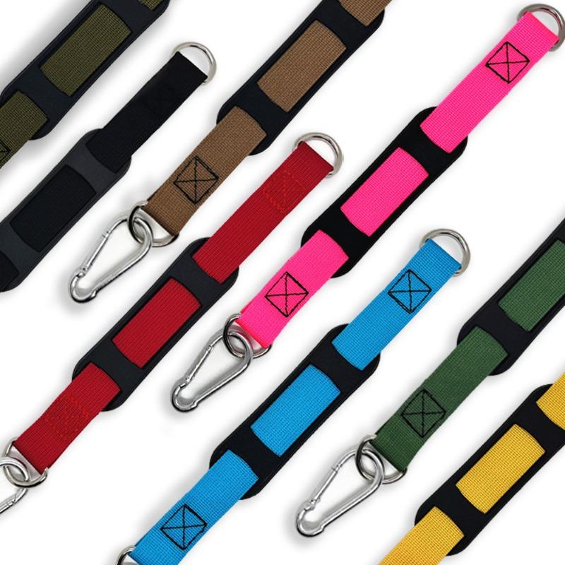 1PCS 10Inch Multifunctional Anti-Slip Safety Belt Fitness Ring Horizontal Bar Double-Layer Belt Sandbag Swing Connection Belt