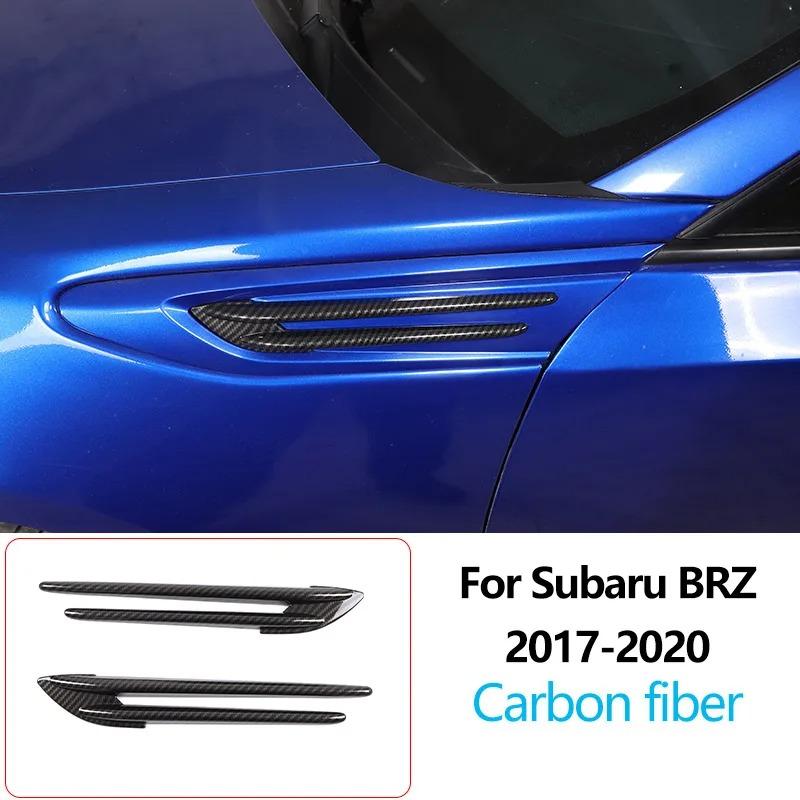 För Toyota 86/Subaru BRZ 2012-2020 ABS Kolfiber Interiörsats Instrumentbräda Mittkonsol Växelspakspanel Skydd Dekaler
