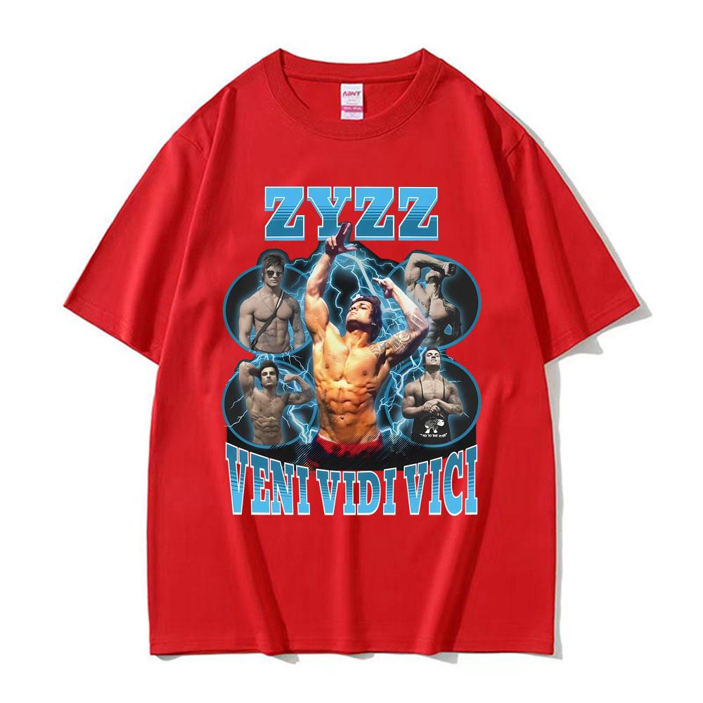 Inspiration Gym Zyzz Veni Vidi Vici Tshirt Fashion High Quality Tshirt 2025 Summer Mens Womens Extra Large Cotton Tshirt