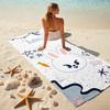 1pc Kpop Team5 Beach Towel, Comfortable and Thick, and Swimming/Bath/Picnic/Camping Towel, Suitable for Seaside Beaches