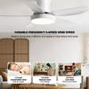 42" 52"  Lamp Frequency Conversion Remote Control Ceiling Fan Light Balcony Fan Ceiling Fan With Light LED Full Spectrum Fan