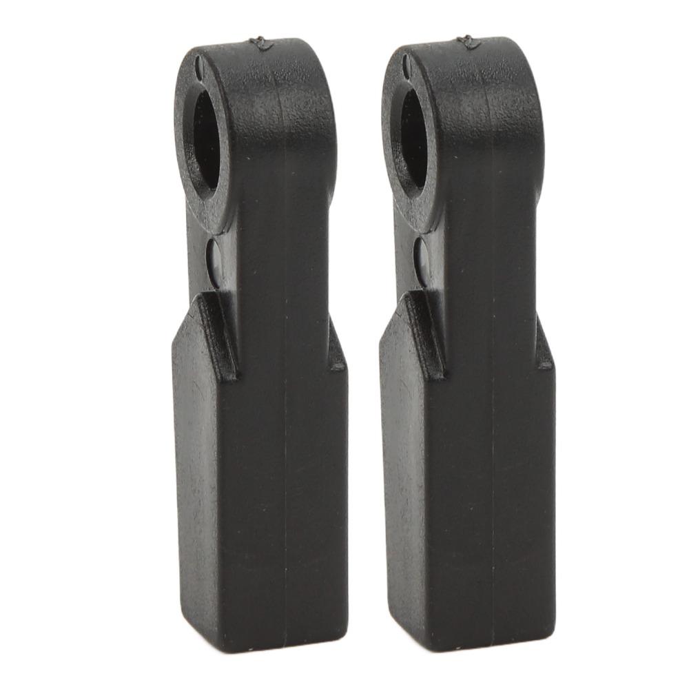 2PCS Black Outboard Cable End Engine Cable End for Outboard 9.9 15 25HP 1996‑2014 Outboard Engine