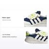 Run 70S Ac I Fashionable Comfortable Low-Top Walking Shoes Baby Shoes Deep-Blue JQ4508