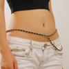 1 Stück Stilvolle Vielseitiger Stil Damen Metall Taillenkette Accessoires Dekorative Bikini Bauchgürtelkette Gürtel Körperschmuck