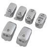 Motorcycle Handlebar Control Accessories Chrome Switch Caps Button Cover For Harley Sportster XL Dyna Softail Fat Boy VRSC