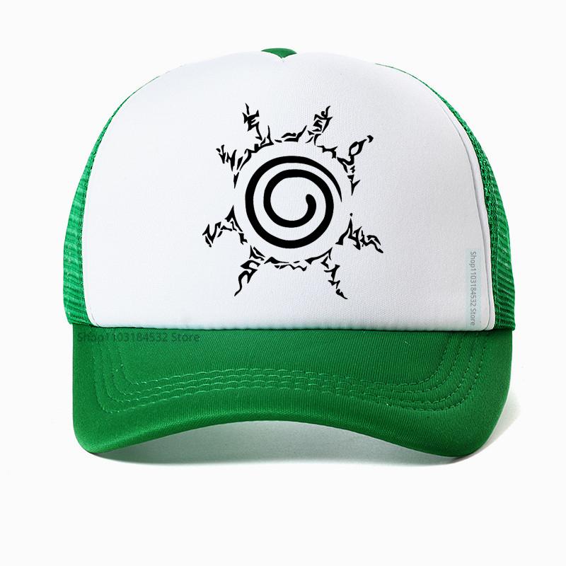 Anime Hokage Uzumaki NARUTO Kurama Kyuubi Cosplay Hat Kyuubi Kurama Gossip Seal Baseball Cap Summer Unisex Mesh Net Caps