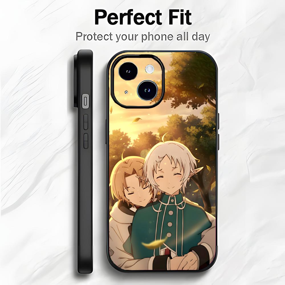 Fantasy Japanese Anime M-Mushoku Tensei Phone Case Phone Case Soft Packaging Lightweight For iPhone17 16 15 14 13ProMax