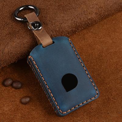 Caso chave do carro de couro para volvo s90 v90 xc40 xc90 2015-2018 inteligente keyless remoto fob capa protetor saco acessórios automóveis