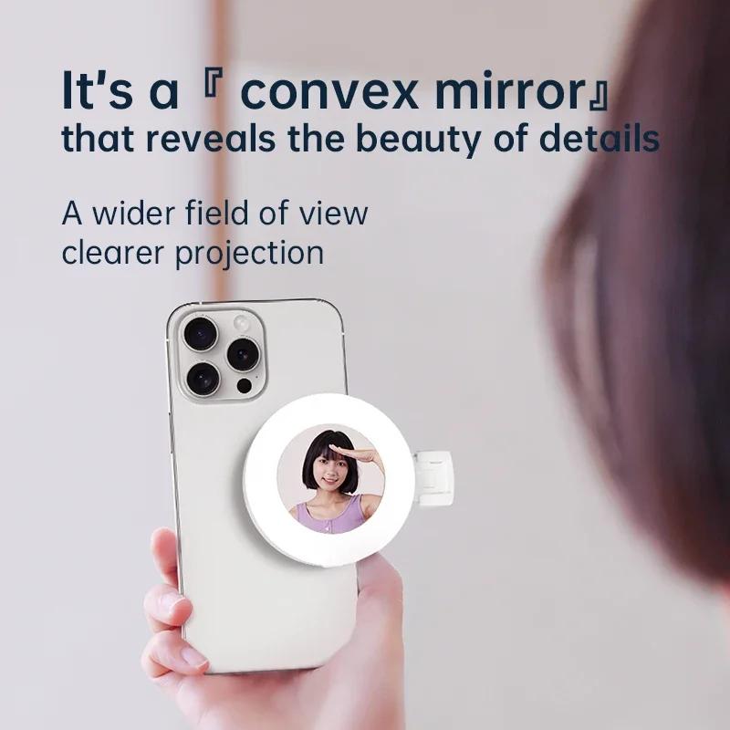 New Mobile Phone Beauty Selfie Pocket Fill Light Artifact Portable Live Broadcast Universal Rechargeable Three-color Soft Light