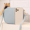 Female Luxury Blue Crossbody Shoulder Bag Lady Elegant Pu Leather Hot Trending Small Capacity Square Handbag