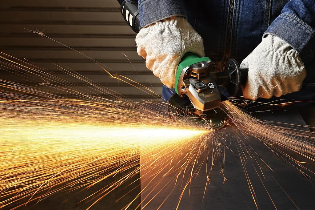 HiKOKI AC100V with Brake 100mm Electronic Disc Grinder Paddle Switch Type G10BYEQ2