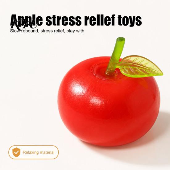 Office Stress Reliever Fruit Squeeze Sensory Toy, Christmas Shaped Soft Slow Rise Fidget Gift for Kids Cute Novelty Relief Toy Adults Anxiety