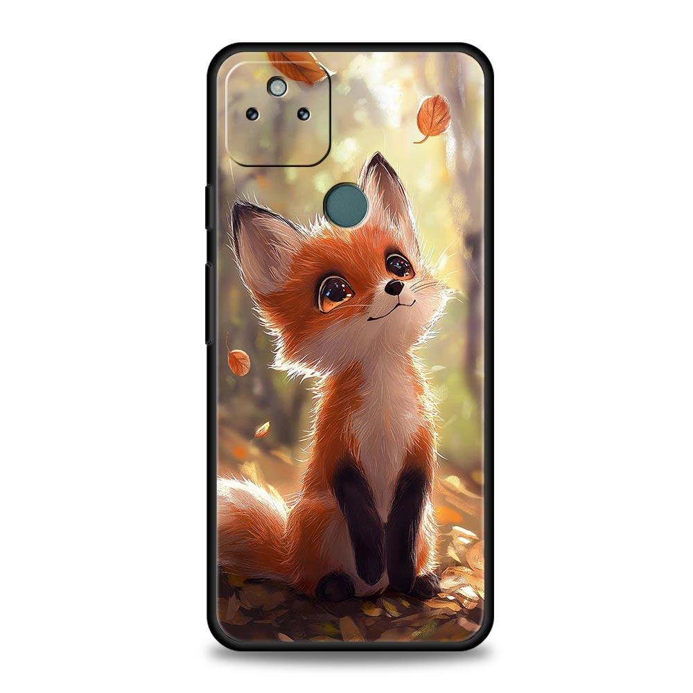 

Red Fox Phone Case Cover for Google Pixel 10 9 8 7 6 9A 8A 7A 6A Pro Shockproof Soft TPU 10 Pro XL Shell Fundas Capas Coque Bags Pixel 7A