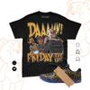 11 Protro Black Gold Daaamn Friday,Streetwear Graphic Tee, Unisex Casual Tee, Sneaker Match Shirt and Kids Tshirt, Bella Canvas Black Gold