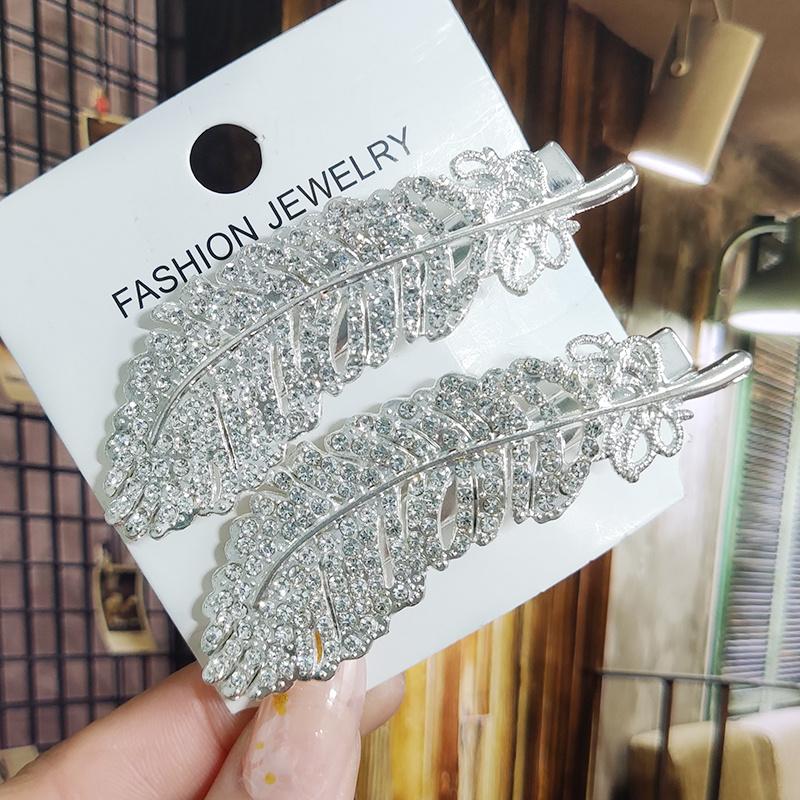 Kristall für Frauen Koreanische Neue Haarnadeln Mädchen Geometrische Perlen Haarspangen Mode Haarklammer Seitenclip Haaraccessoires