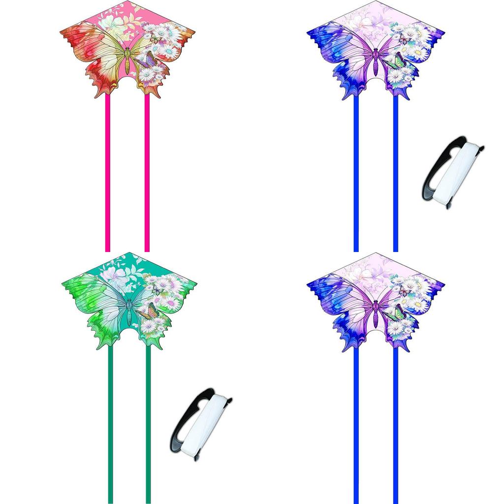 Vlieger Vlinder Met Glasvezel Frame Voor Kinderen En Volwassenen Buiten Vliegend Decor