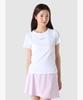 LECOQ Women'S Athleisure Slim Fit Dualflex Short Sleeve T-Shirt - White (Qq322Ors82)