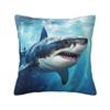 Fashion Ocean Animal Shark Cushion Covers xcm Polyester Pillow Case Sofa Chair Square Pillowcase Decoration
