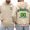 Brazilian South American Print Men's Hoodie Hip Hoodie Fashion Casual Loose Street Style Fleece Multi-Color Pullover Autumn and Winter