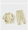 David Bella Boys' Underwear Set Antibacterial Autumn Clothes New Children's Pure Cotton Autumn Clothes Autumn Pants Baby Sleepwear Two Piece Set