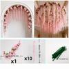 Multicolor Sunflower Simulated Flower Vines Cherry Flower Faux Flower Vine  Wedding Decoration