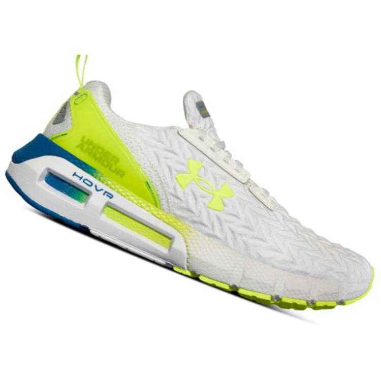Under Armour HOVR Mega 2 Sports Fashion Comfortable Fabric Low-Top Casual Running Shoes Men Sneaker White Green Blue 3025472-103