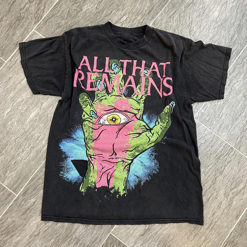 Vtg All That Remains Band Tour Cotton Black Full Size Unisex Tee Shirt Unisex T-Shirt XXXXL