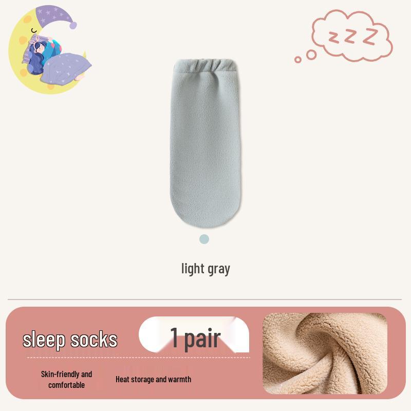Chaussettes de nuit en velours pour femmes 2024: Chauffe-jambes chauds d'hiver pour le post-partum