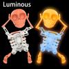 with Music Dancing and Swinging 3D Skull Toy with Lights Wind Up Skeletons New Dancing Skeleton