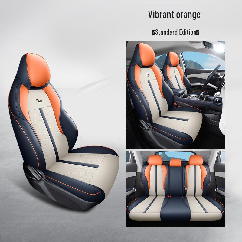 BYD PLUS 5-Seat Full Leather Car Seat Cushion for All Seasons